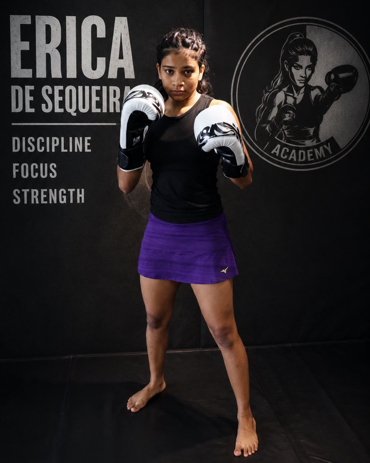 Erica De Sequeira Fight Stance